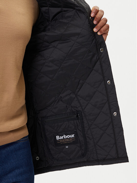 Barbour Barbour Μπουφάν μεταβατικό MQU0001BK91 Beaufort Μαύρο Regular Fit