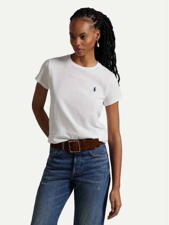 Polo Ralph Lauren Polo Ralph Lauren T-Shirt 211898698005 Biały Regular Fit