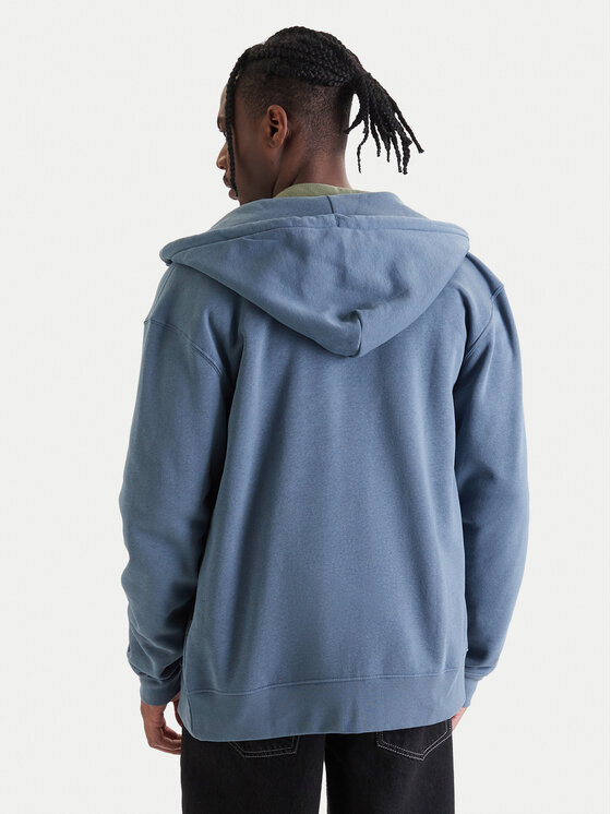 Quiksilver Quiksilver Džemperis ar kapuci Salt Water Zip EQYFT05160 Zils Comfort Fit