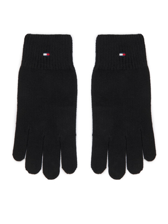 Tommy Hilfiger Tommy Hilfiger Dámské rukavice Flag AW0AW19131 Černá