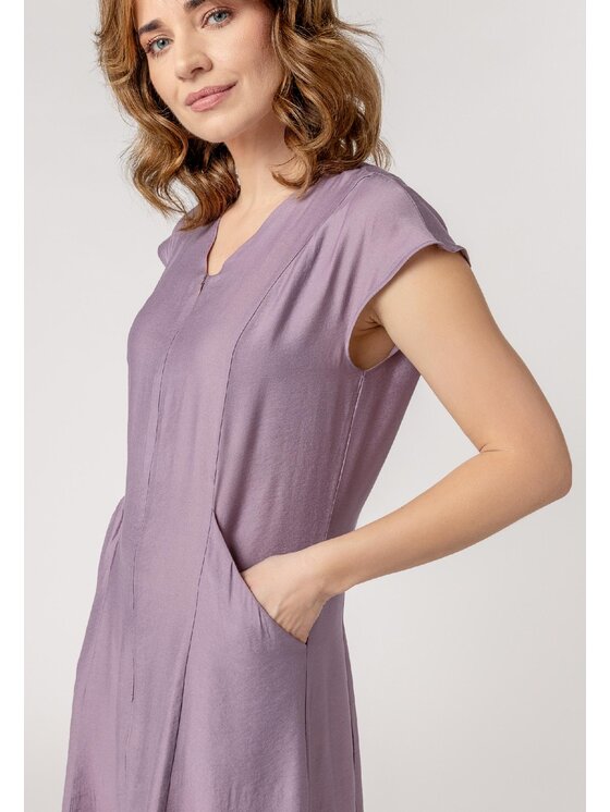 QUIOSQUE QUIOSQUE Letné šaty Quiosque 4UC010711 Fialová Regular Fit