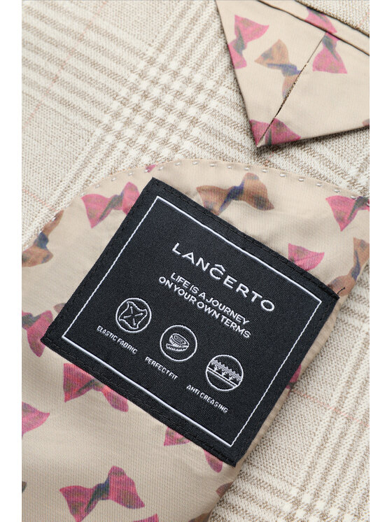 Lancerto Lancerto Marynarka Bagolino MA131126000033 Beżowy Regular Fit