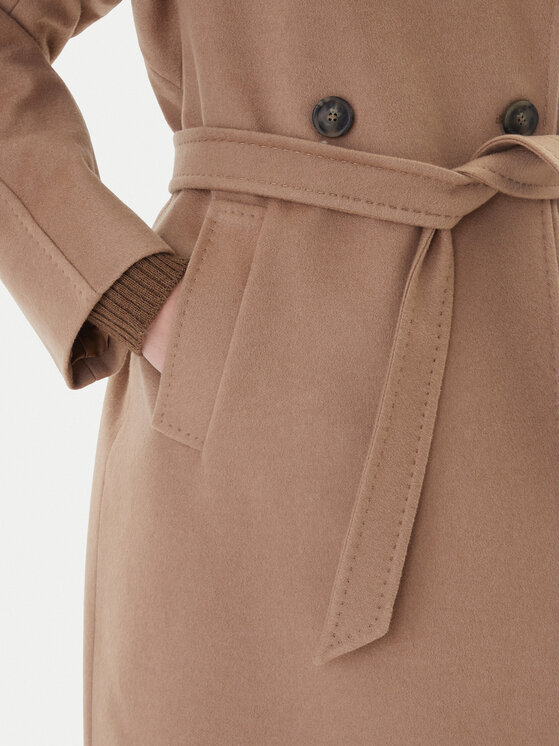 Weekend Max Mara Weekend Max Mara Cappotto di transizione Cascia 2525016072 Beige Regular Fit