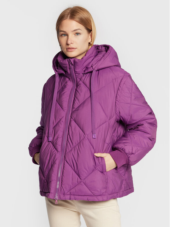 Marc Aurel Prechodná bunda 4433 1020 92907 Fialová Relaxed Fit