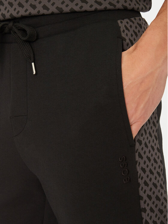 BOSS BOSS Teplákové kalhoty Luke 50546839 Černá Regular Fit