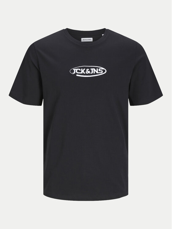 Jack&Jones Junior Jack&Jones Junior Komplet majica in športne kratke hlače Jacoliver 12257172 Črna Standard Fit