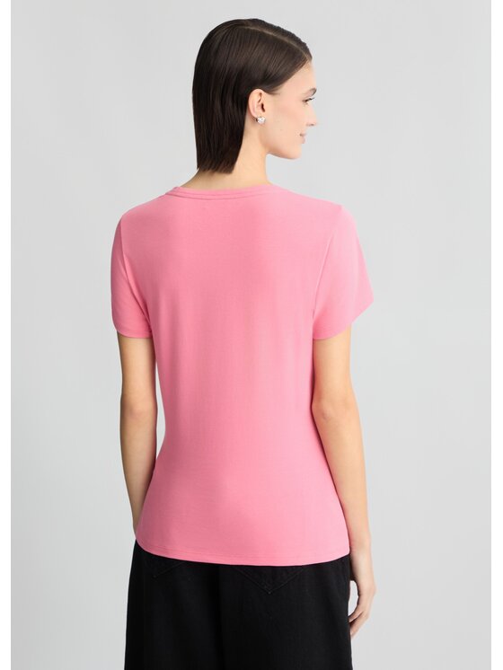 Liu Jo Liu Jo T-shirt TA5214JS003M9270 Rosa Regular Fit