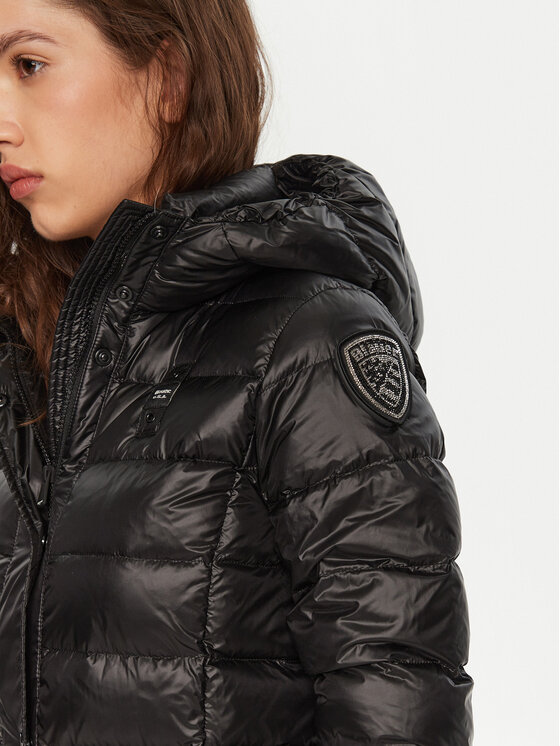 Blauer Blauer Pernata jakna 24WBLDK03040 Crna Regular Fit