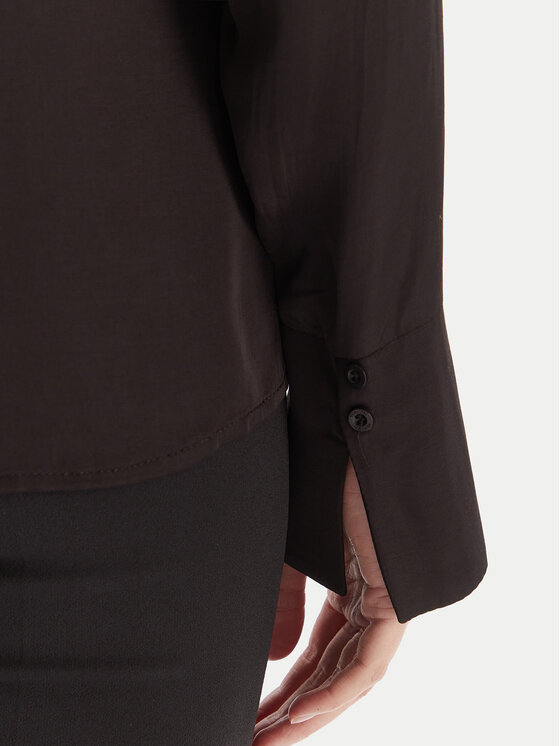 Fracomina Fracomina Camicia FS25WT6010W65101 Nero Regular Fit