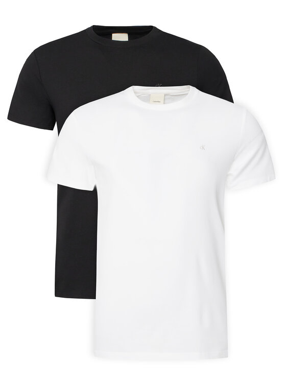 Calvin Klein Set de tricouri LV04LD245G Colorat Slim Fit