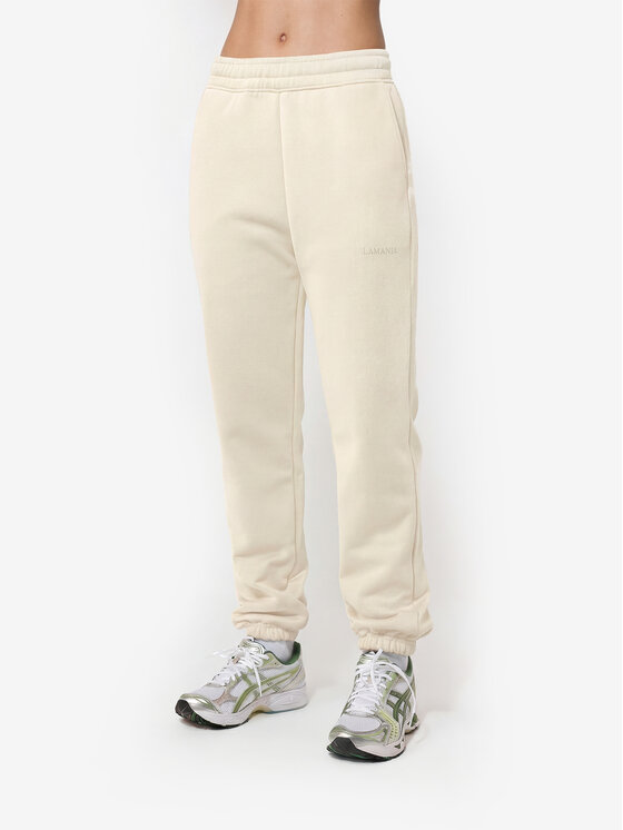 La Mania La Mania Pantaloni da tuta LYN Giallo chiaro Basic Fit