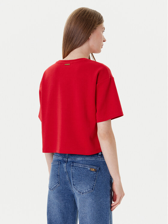 MICHAEL Michael Kors MICHAEL Michael Kors T-särk MT551T65MF Punane Relaxed Fit