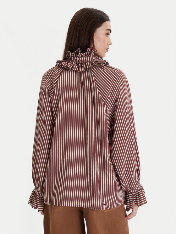 ViCOLO ViCOLO Koszula TF0287 Brązowy Regular Fit
