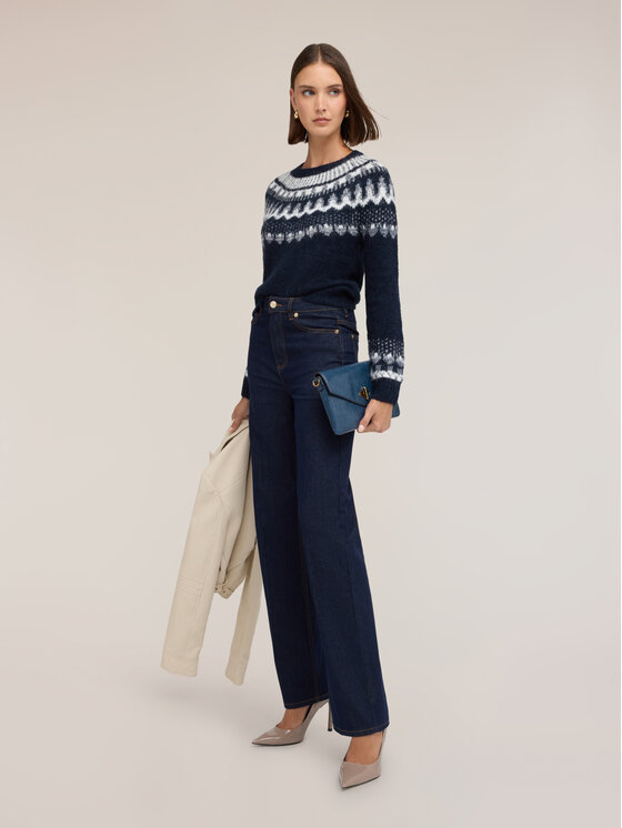 Motivi Motivi Maglione M526W004242N0S3 Blu Regular Fit