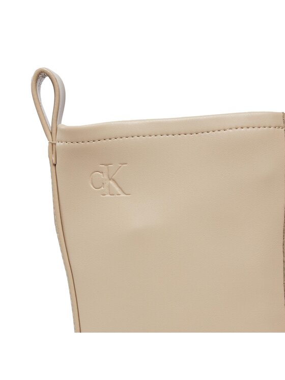 Calvin Klein Jeans Calvin Klein Jeans Scarponcini Chunky Laceup Lth Mg Sat YW0YW01285 Beige