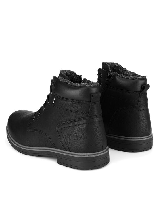 Lanetti Lanetti Schnürschuhe MBS-6997-05 Schwarz
