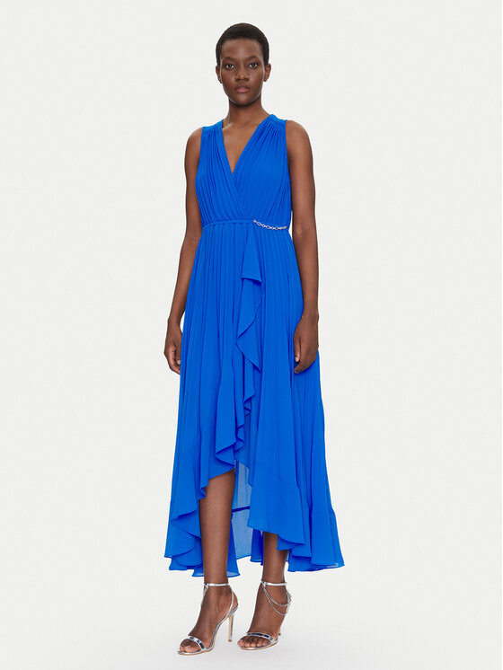 Morgan Morgan Rochie cocktail 251-ROSYTA M Albastru Regular Fit