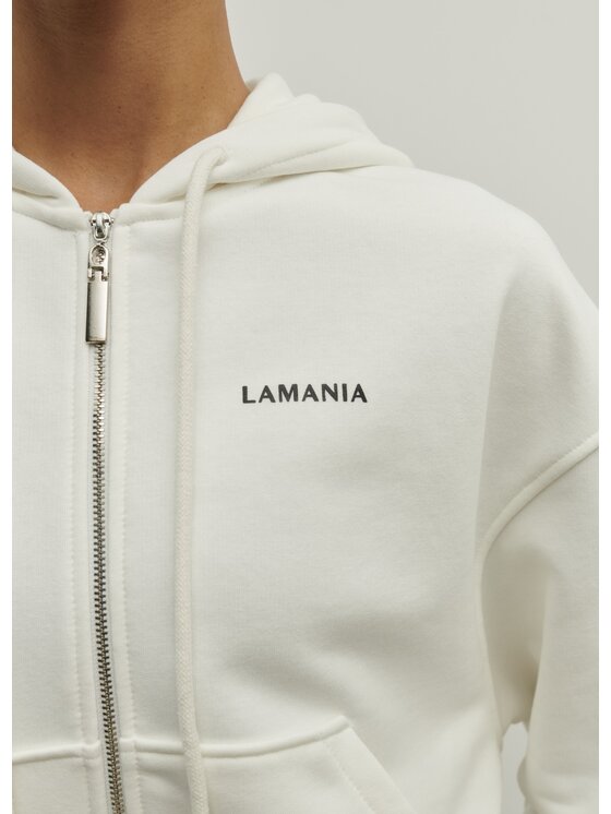 La Mania La Mania Športové kraťasy MAREN Biela Classic Fit