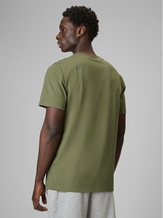 4F 4F T-shirt 4FRSS26TTSHM4261-44S Verde Regular Fit