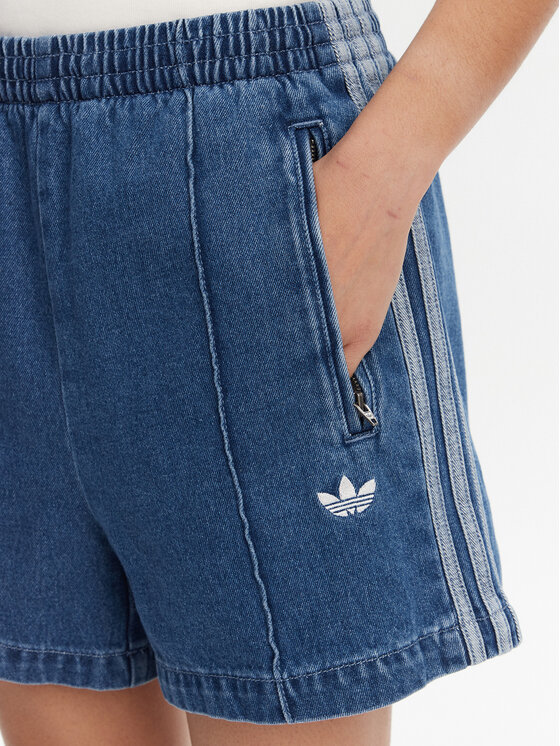 adidas adidas Farmer rövidnadrág adicolor Denim Firebird JD2562 Kék Loose Fit