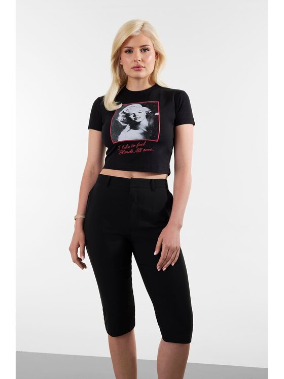 Guess Guess T-Shirt 182713 Černá Classic Fit