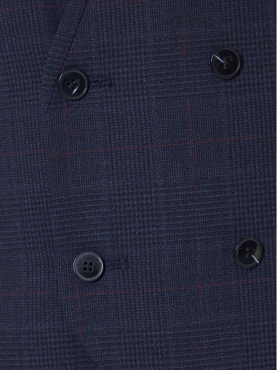 HUGO HUGO Uzvalks Arti/Hesten242V1X 50547314 Tumši zils Extra Slim Fit