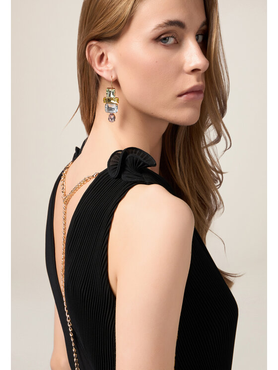 Oltre Oltre Abito da sera 7396J000795N033 Nero A-Line Fit