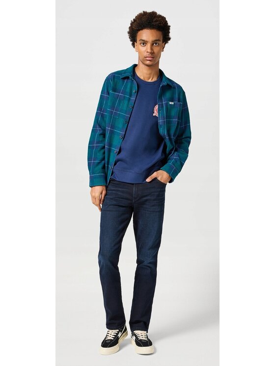 Wrangler Wrangler Jeansy Texas Slim Niebieski Slim Fit