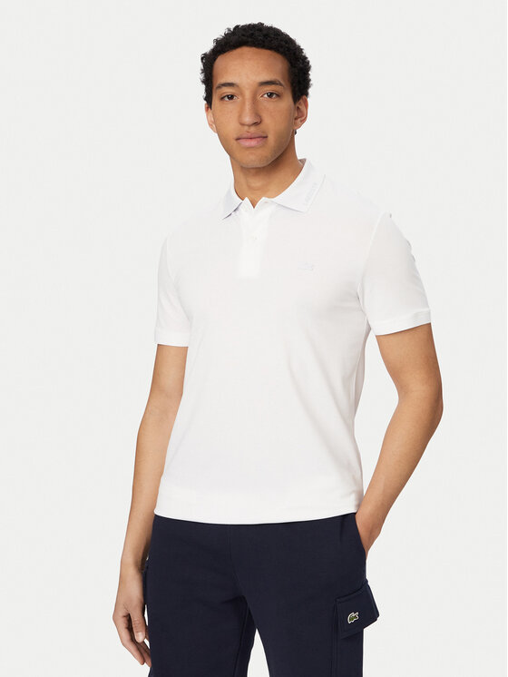 Lacoste Tricou polo PH5056 Alb Slim Fit