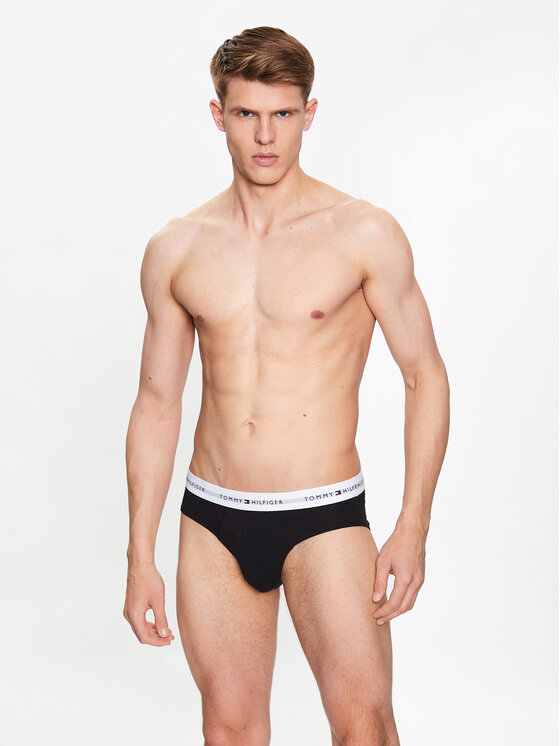 Tommy Hilfiger Tommy Hilfiger Komplet slipów UM0UM02905 Czarny