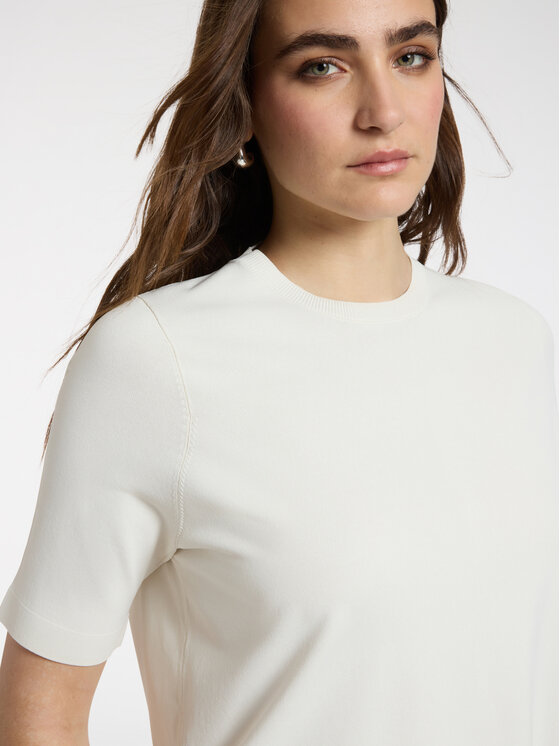 Elena Mirò Elena Mirò Sweter M072Z000837N011 Biały Regular Fit