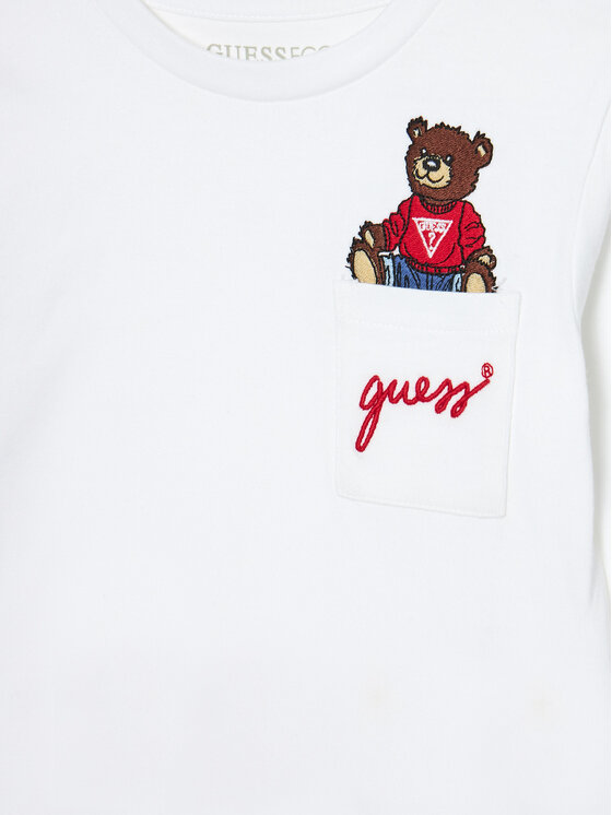 Guess Guess Bluse N4BI06 I3Z14 Weiß Regular Fit