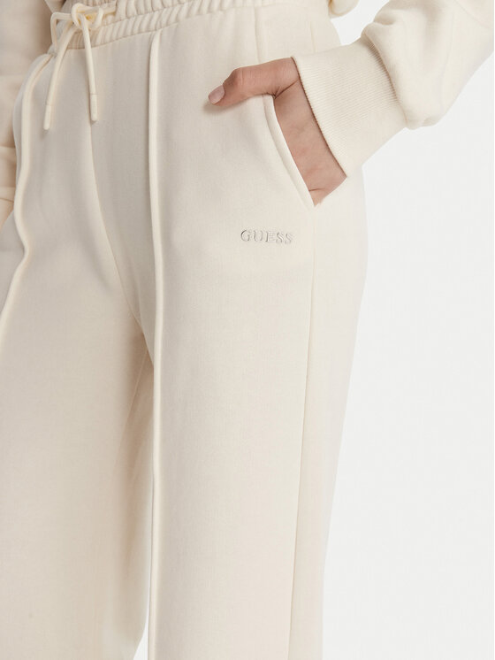 Guess Guess Sportinės kelnės V6RB17 K9V31 Écru Regular Fit