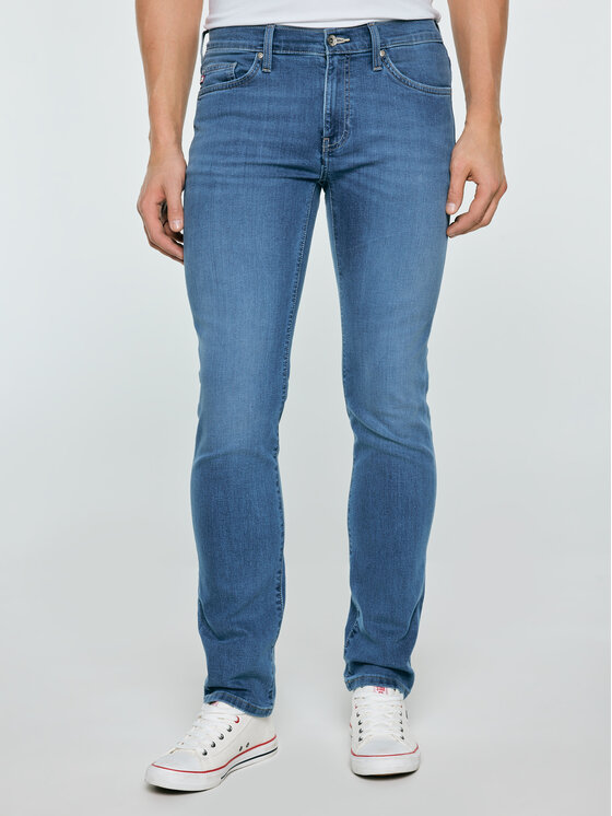 BIG STAR BIG STAR Jeansy TERRY Niebieski Slim Fit