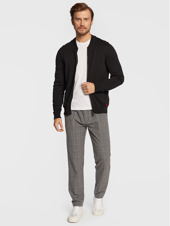 HUGO Hugo Sweter San Jaque-C 50474809 Czarny Regular Fit