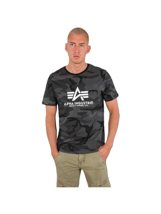 Alpha Industries Alpha Industries Tričko AI.100501C-125-3XL Čierna Basic Fit