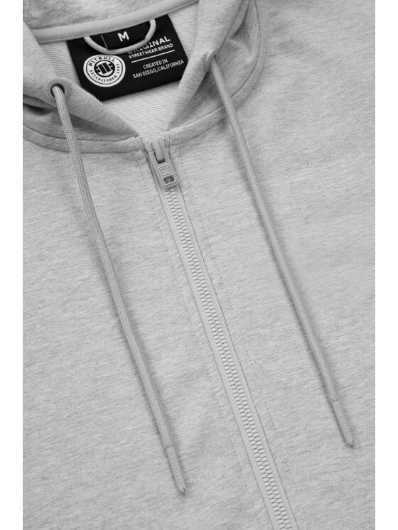 PITBULL PITBULL Bluza SMALL LOGO NUGGET Szary Regular Fit