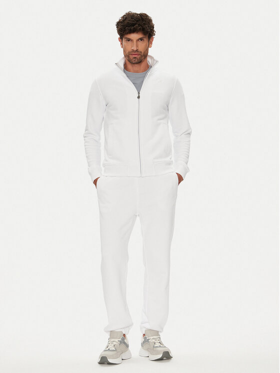 K-Way K-Way Μπλούζα Finn K31366W Λευκό Regular Fit