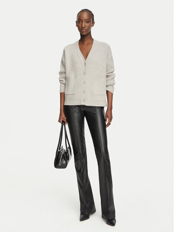 Nine West Nine West Cardigan 62SWD1104 Beige Regular Fit