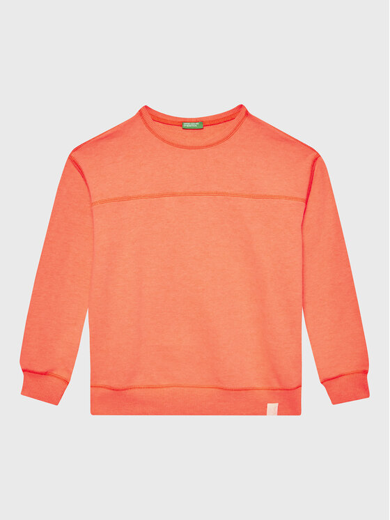 United Colors Of Benetton United Colors Of Benetton Felpa 3UHRC10BB Arancione Regular Fit