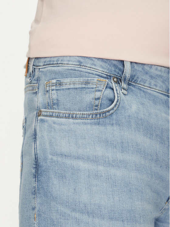 Guess Guess Jeansy M5GAN1 D5MZ3 Niebieski Slim Fit