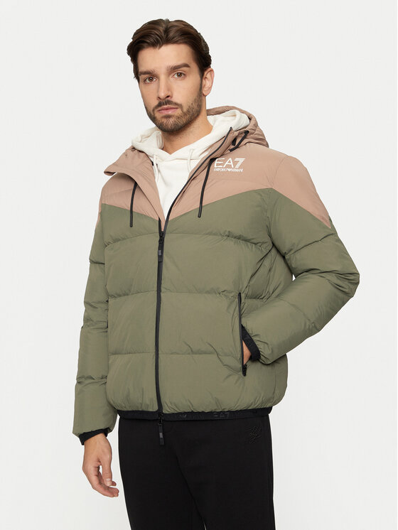 EA7 Emporio Armani EA7 Emporio Armani Zimní bunda 6DPB30 PNDOZ 1846 Zelená Regular Fit
