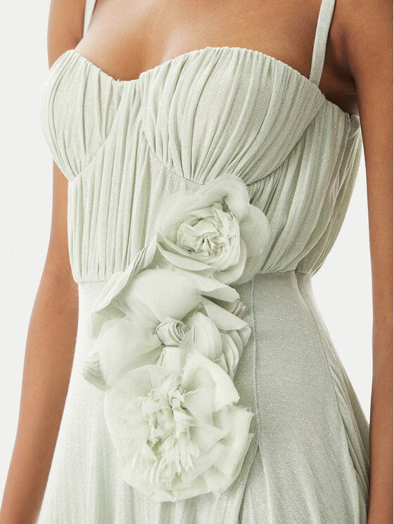 Elisabetta Franchi Elisabetta Franchi Estélyi ruha AB-R22-52E2 Zöld Regular Fit