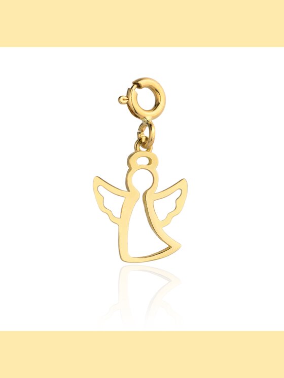 Fugart Fugart Naszyjnik Zawieszka/charms złoty anioł FUG6-20-Z00345-2 Złoty