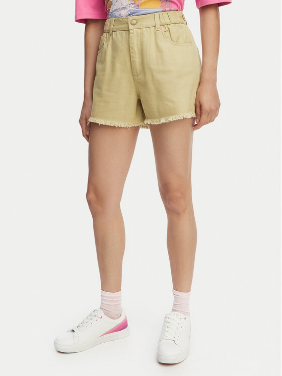 Billabong Billabong Jeans kratke hlače Little Sister EBJDS00103 Svetlo zelena Relaxed Fit