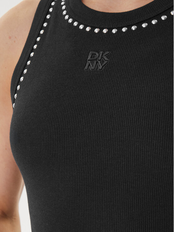 DKNY DKNY Kasdieninė suknelė DJ6D9189 Juoda Slim Fit