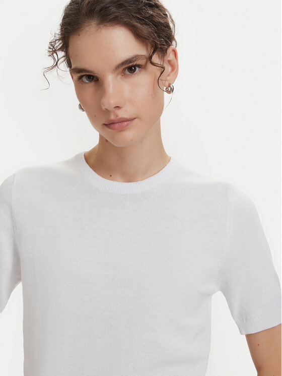 Beverly Hills Polo Club Beverly Hills Polo Club T-Shirt P-SS26W-M6564-0001 Biały Regular Fit