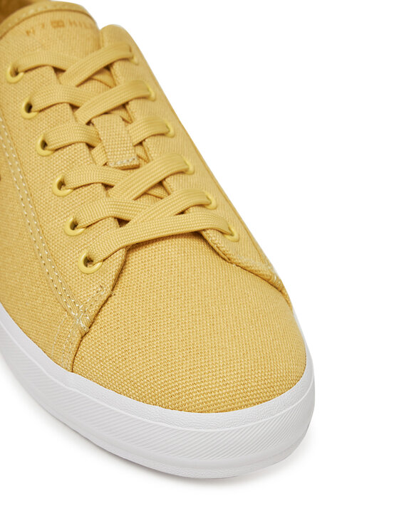 Tommy Hilfiger Tommy Hilfiger Tenniskingad Vulc Canvas Lace Up Sneaker FW0FW08647 Kollane
