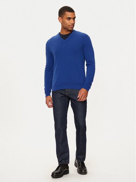 United Colors Of Benetton United Colors Of Benetton Pullover 1002U4407 Blau Regular Fit