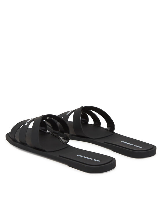 KARL LAGERFELD KARL LAGERFELD Παντόφλες Jelly IV KL80025 Μαύρο